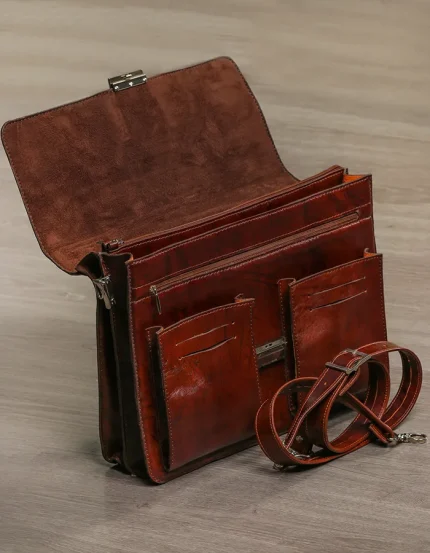 کیف اداری چرم نیکان