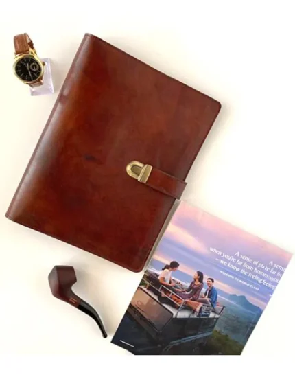 کیف تبلت و مدارک چرم درنا