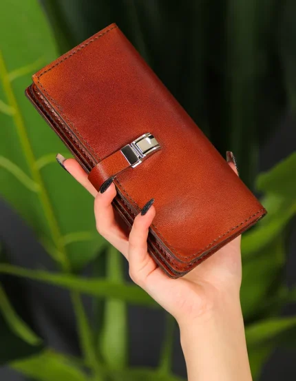 کیف پول چرم شیرین