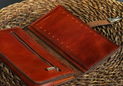 کیف پول چرم شیرین