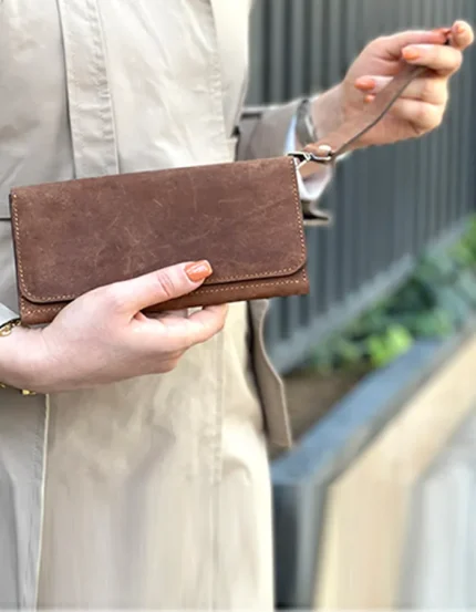 کیف پول چرم آوید